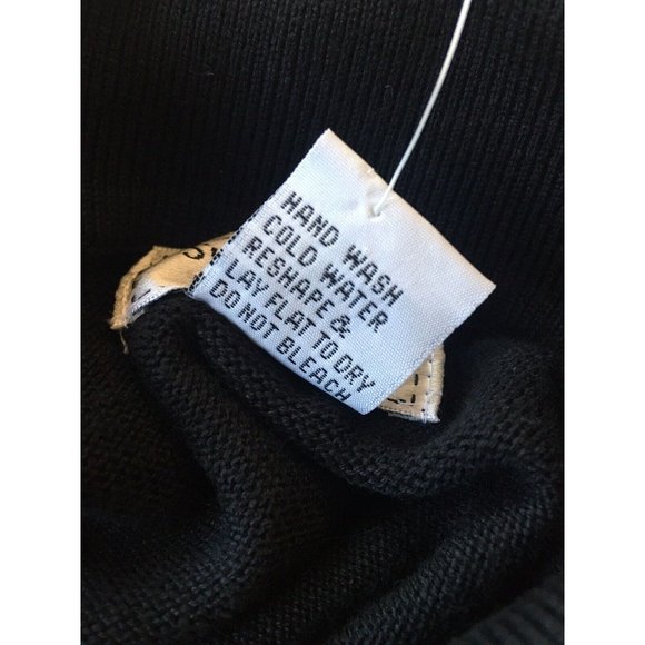 Sweater Weather Polo Sweater Black Beaded Christmas Toy Soldier L NWT May Fit M - Picture 7 of 7